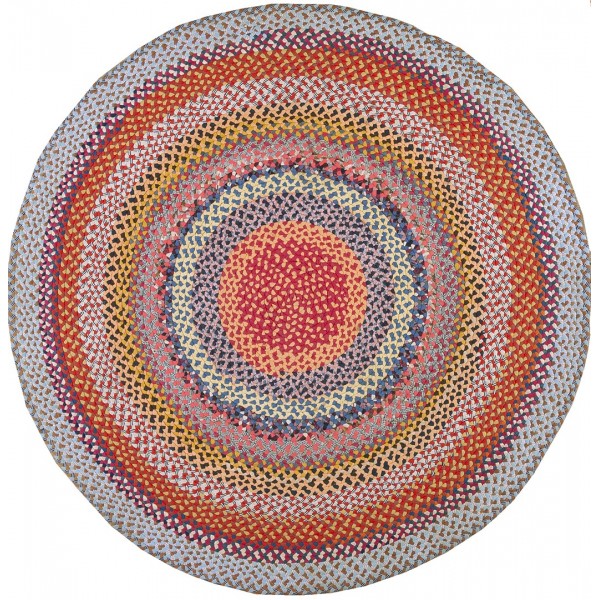 1930s American Braided Rug