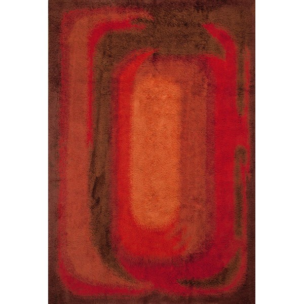 Mid 20th Century Swedish Rya Carpet 