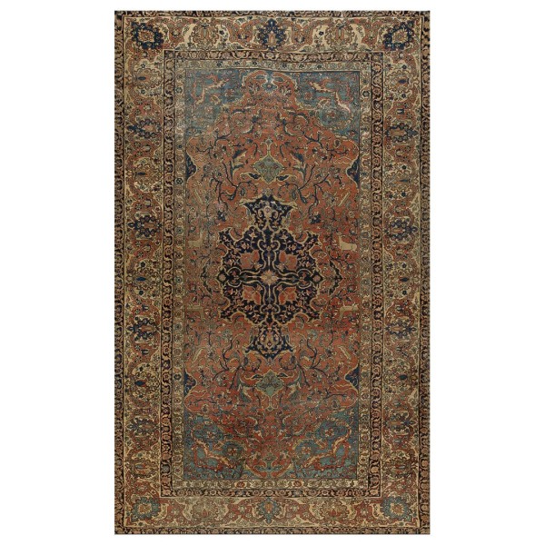 19th Century Persian Sarouk Farahan Carpet