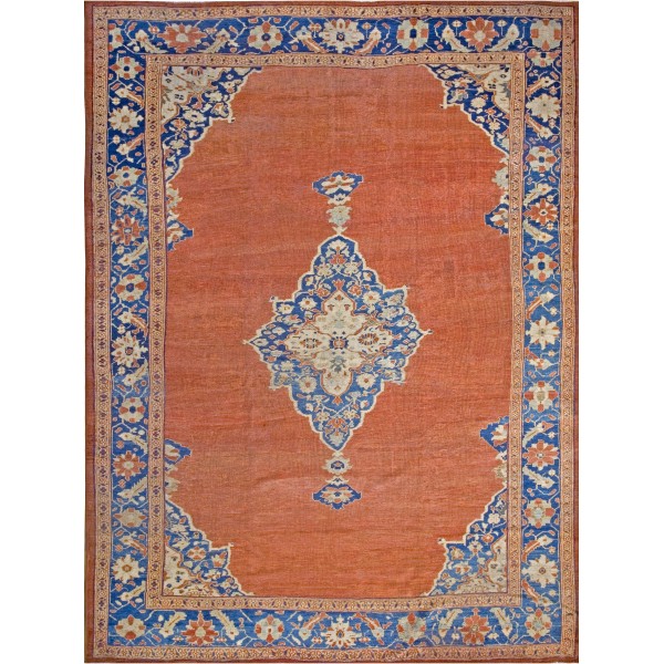 19th Century Sultanabad Persian Carpet