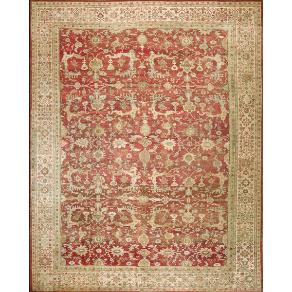 Late 19th Century Persian Sultanabad Carpet 