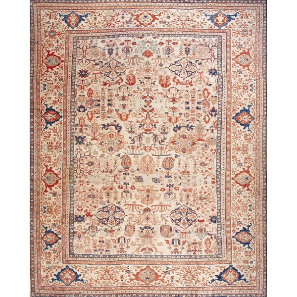 19th Century Persian Ziegler Sultanabad Carpet