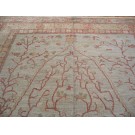 19th Century Turkish Oushak Ghiordes Carpet 