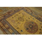 Early 19th Century Central Asian Chinese Khotan Carpet