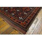 Late 19th Century N.E. Persian Bag-Face Carpet