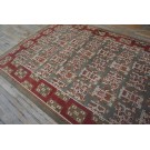 19th Century Ukrainian Pile Carpet