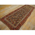 Late 19th Century W. Persian Kurdish Carpet