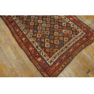 Late 19th Century W. Persian Kurdish Carpet