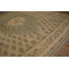 Late 19th Century Turkish Oushak Ghiordes Carpet