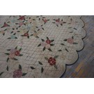 Early 20th Century Round American Hooked Rug