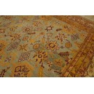 Late 19th Century Turkish Oushak Carpet 