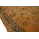 Late 19th Century Turkish Oushak Carpet 