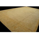 Early 20th Century Turkish Oushak Borlou Carpet