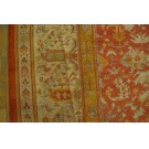 19th Century Turkish Angora Oushak Carpet