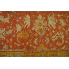 19th Century Turkish Angora Oushak Carpet