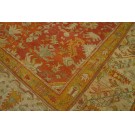 19th Century Turkish Angora Oushak Carpet