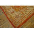 19th Century Turkish Angora Oushak Carpet