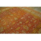 19th Century Turkish Angora Oushak Carpet