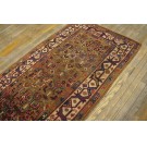 19th Century W. Persian Kurdish Runner Carpet