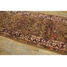 19th Century W. Persian Kurdish Runner Carpet