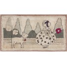 American Hooked Rug #19227