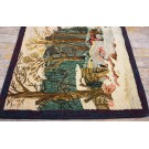 Mid 20th Century Pictorial American Hooked Rug 