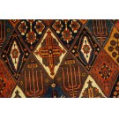 Late 19th Century Inscribed Persian Bakhtiari Garden Carpet