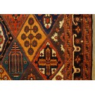 Late 19th Century Inscribed Persian Bakhtiari Garden Carpet