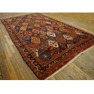 Late 19th Century Inscribed Persian Bakhtiari Garden Carpet