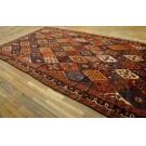 Late 19th Century Inscribed Persian Bakhtiari Garden Carpet