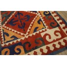 Late 19th Century Kirghiz Felt Shyrdak Carpet 