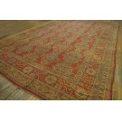 Late 19th Century Turkish Oushak Smyrna Carpet