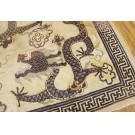 19th Century Chinese Mongolian Dragon Carpet