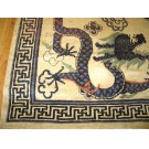 19th Century Chinese Mongolian Dragon Carpet
