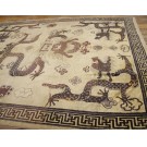 19th Century Chinese Mongolian Dragon Carpet