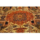 19th Century Persian Malayer Pictorial Carpet