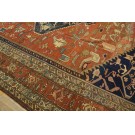 Late 19th Century N.W. Persian Serapi Carpet 
