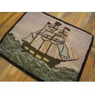 Mid 20th Century Nautical American Hooked Rug