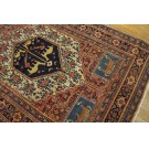 19th Century W. Persian Senneh Carpet with Lions & Camels