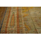 19th Century Turkish Angora Oushak Carpet