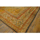 19th Century Turkish Angora Oushak Carpet