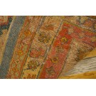 19th Century Turkish Angora Oushak Carpet