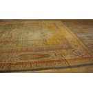 19th Century Turkish Angora Oushak Carpet