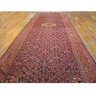 Mid-19th Century N.W. Persian Long Gallery Carpet Inscribed & Dated