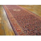 Mid-19th Century N.W. Persian Long Gallery Carpet Inscribed & Dated