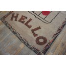 Early 20th Century American Hooked Rug