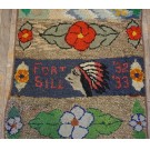 Mid-20th Century Pictorial American Hooked Rug