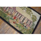 Mid 20th Century Pictorial American Hooked Rug