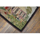 Mid 20th Century Pictorial American Hooked Rug