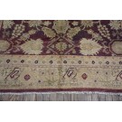 19th Century Turkish Oushak Ghiordes Carpet